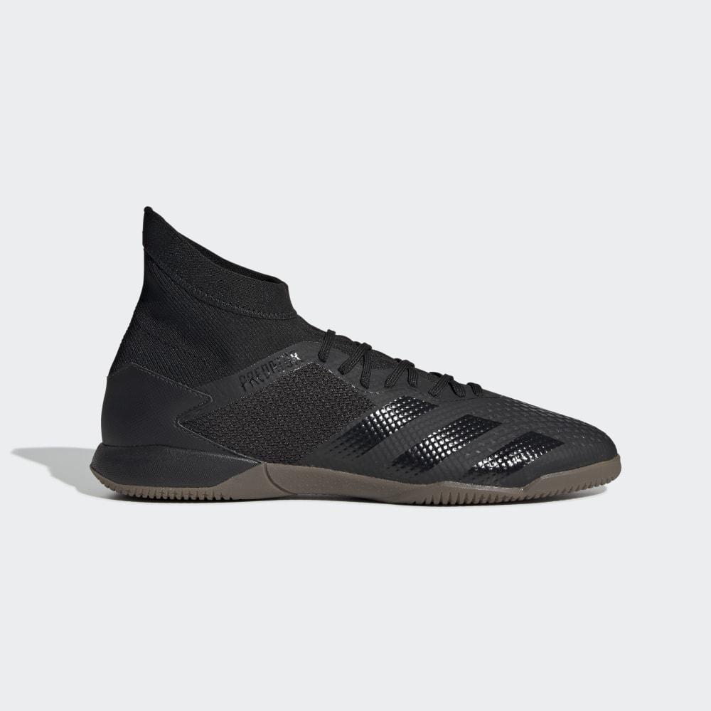 Adidasi Fotbal Adidas Predator 20.3 Indoor Barbati Romania - Negrii/Gri EE9573